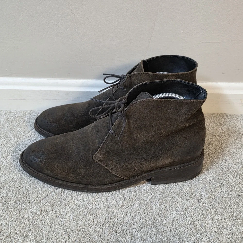 Thursday Boot Company Scout Chukka Boots Mens‎ 9.5 Brown Rugged Suede Leather